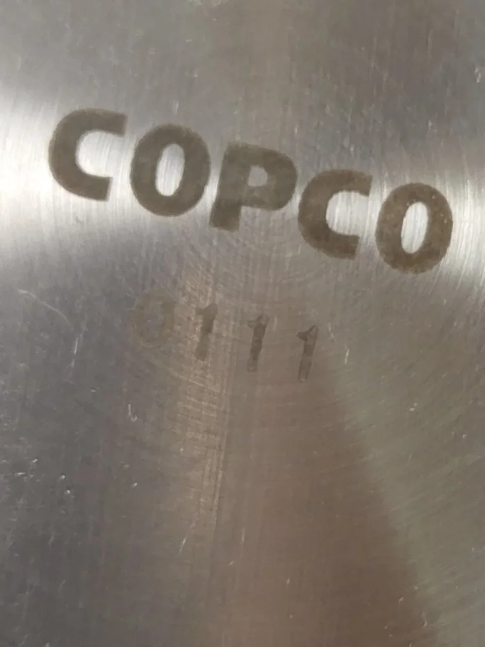 COPCO Stainless Whistling Tea Kettle With Black Folding Handle # 0111